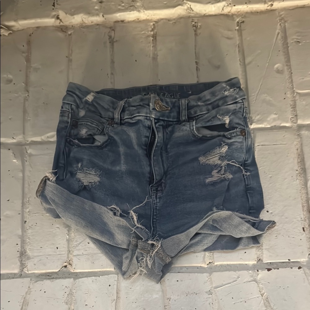 American Eagle Outfitters Light Blue Denim Shorts